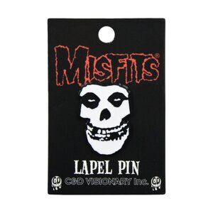 Misfits Enamel Pin - Crimson Ghost Skull - Punk Rock Music Band Apparel Gift NWT